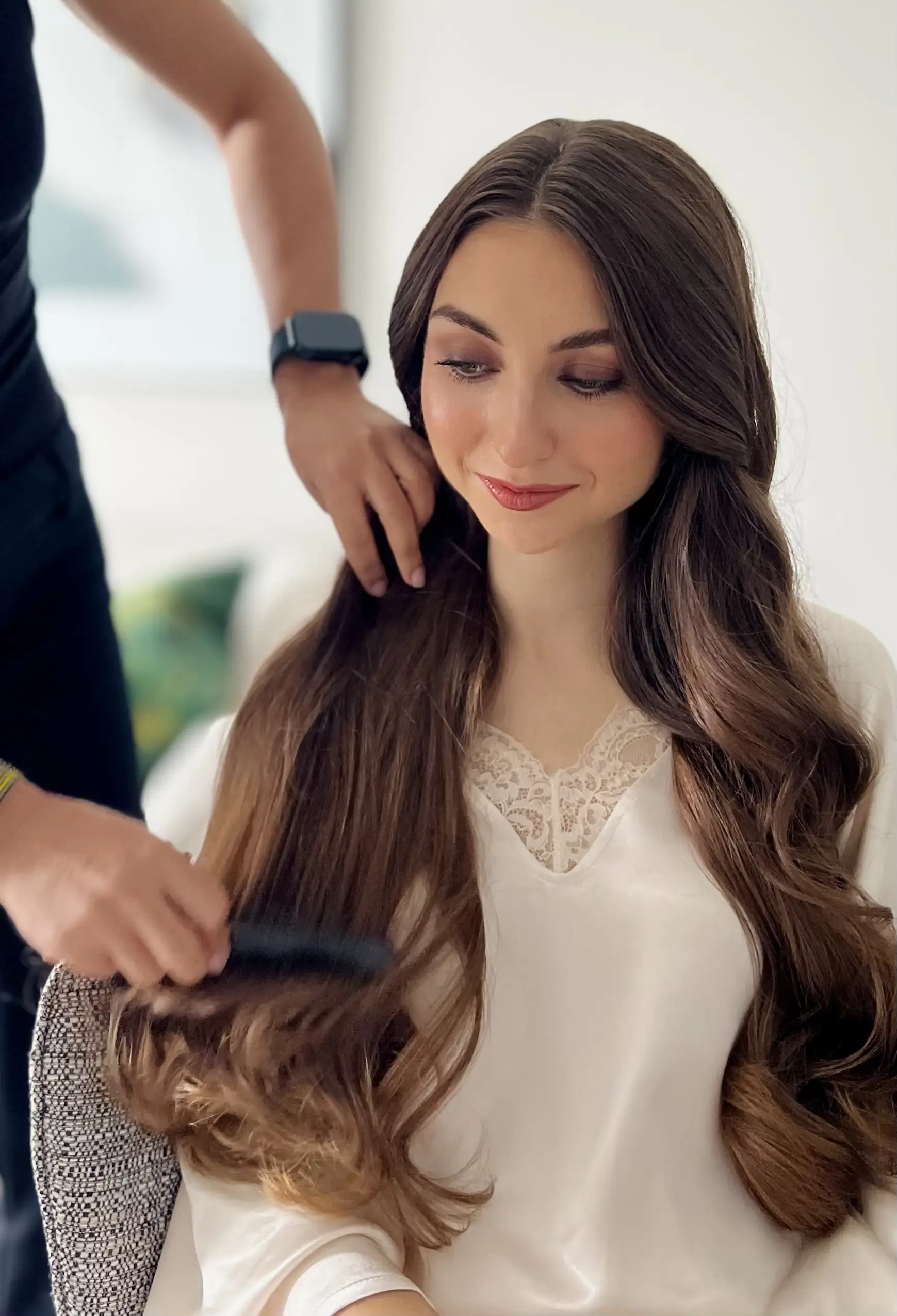 Professional hair styling and treatments